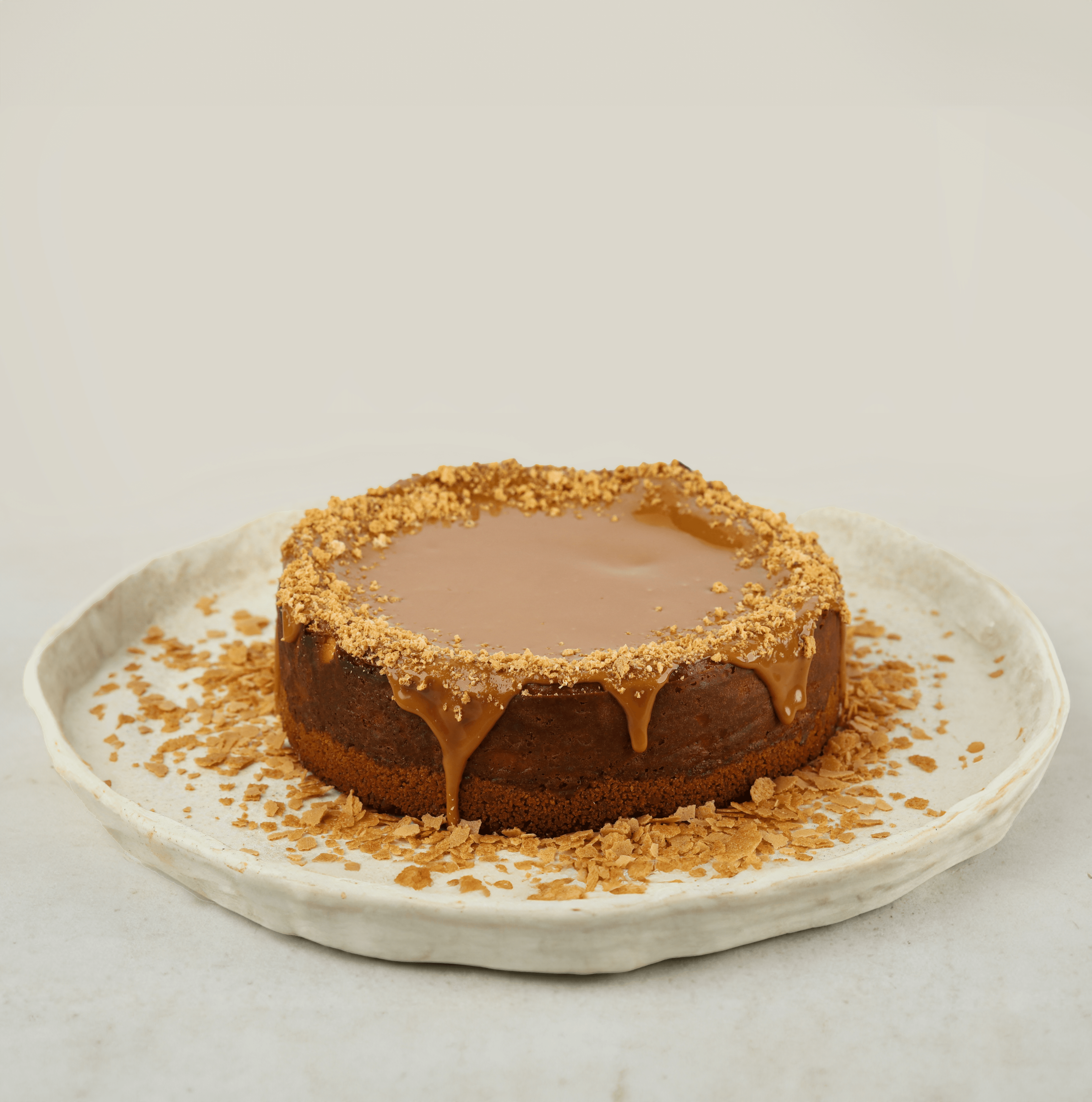 Sūrio pyragas su Lotus sausainiais